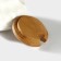 Porcelain sugar tower with a spoon on the Bellatenero bamboo stand, 140 ml, white color