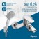 Santek's bath mixer "Arma", short spout, with accessories, chrome