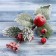 Decor "Winter Dreams" Apple Kalina Red, 20 cm