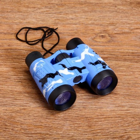 Binoculars 4x, children, plastic, rubber, mix, 10x11 cm-6