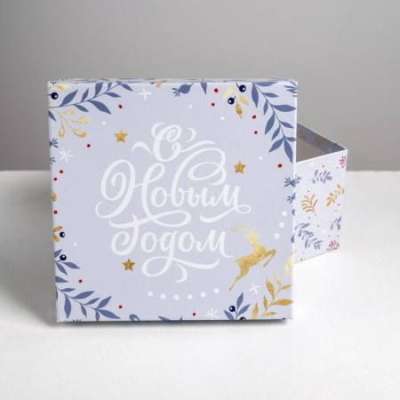 A set of gift boxes 6 in 1 "Tenderness", 10 x 10 x 6 - 20 x 20 x 11 cm, New Year-3