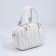 Bag Cross-Bodi with a zipper, white color