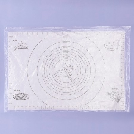 Silicone rug with a spill reinforced "Ermme", 59.5 × 40 cm-6