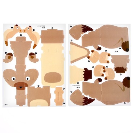 Set for creativity Sector 3d Figures "Kangaroo"-1