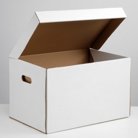 Storage box, white, 48 x 32.5 x 29.5 cm-1