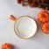 Porcelain cocoon Magistro "Cerera", 500 ml, d = 15 cm, color orange color
