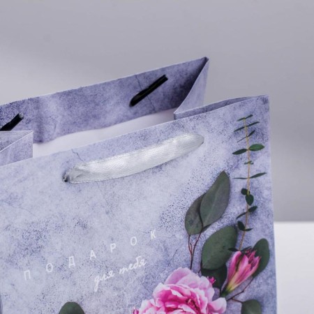Gift Laminated Square, packaging, “only for you”, 14 x 14 x 9 cm-3