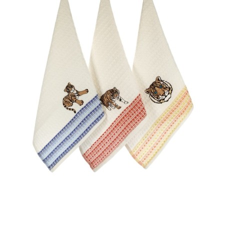 A set of wuffed napkins Diva Afrodita "Tiger", size 35x50 cm, 3 pcs-2