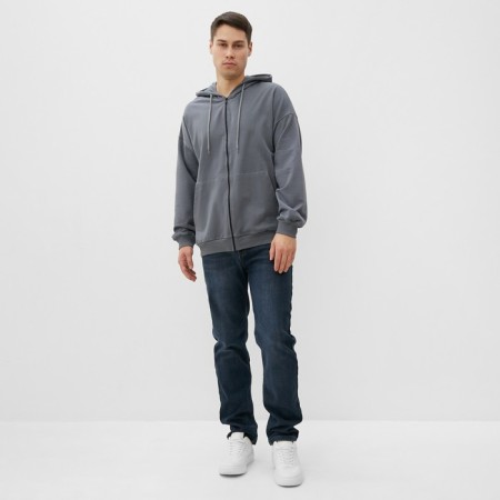 Male sweatshirt, launched, dark gray color, size 52-4