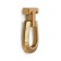 Cappio Earring, aluminum, gold-color pen.
