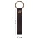 Leather keychain for a car key, strap, genuine leather, brown