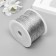 Lurers Cord 1 mm, 95 m, silver