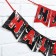 Garland on the tape on Halloween "Happy Halloween", a web, length 250 cm.