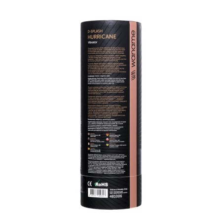 Unrealistic Waname D-Splash Hurricane, silicone, black color, 22.5 cm-14