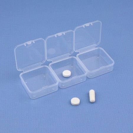 Air man, 4.5 × 4.5 × 2 cm, 1 section, packing - 3 pcs, color transparent-2