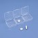 Air man, 4.5 × 4.5 × 2 cm, 1 section, packing - 3 pcs, color transparent