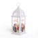 Santa Klaus lamp with a deer 3haa white 14.2x14.2x34cm Model: 18