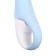 Unrealistic vibrator Satiffyer Air Pump Vibrator 5, 15 cm, silicone, blue color