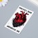Tattoo on the body color "My heart is not a stone" 10.5x6 cm