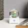 LED figure "Ball with a Christmas tree" 10 × 14.3 × 10 cm, plastic, usb, glow warm white