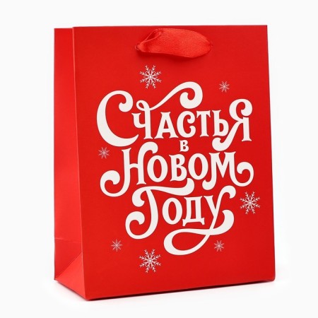 Package New Year's laminated “Snake 2025”, S 12 x 15 x 5.5 cm, New Year-2