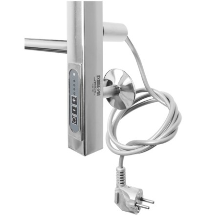 Domoterm electric heated towel rail "Quadro" P8, 500x800 mm, right, chrome-2