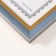 Photo frame Plastic format A4 cm "Gabriel" blue with a gold strip of 2.2x25x33.7 cm