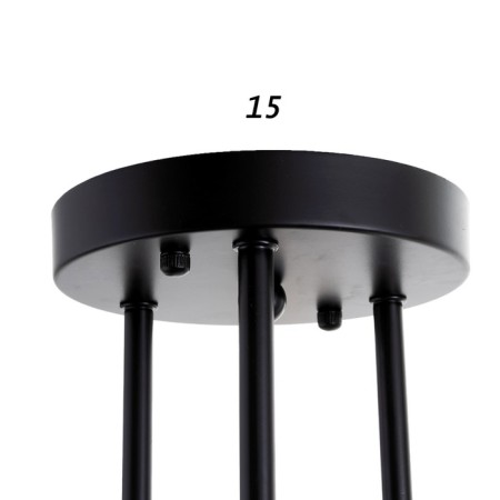 Chandelier 2232/6 E27 40W black and gold 60x60x21 cm Bayerlux-4