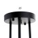 Chandelier 2232/6 E27 40W black and gold 60x60x21 cm Bayerlux