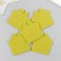 Decor "Gift" Green 5 cm set 5 pcs felt 1.8 mm