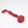 A wicker cable toy with a pen, up to 38 cm, up to 180 g, ball 7 cm, red