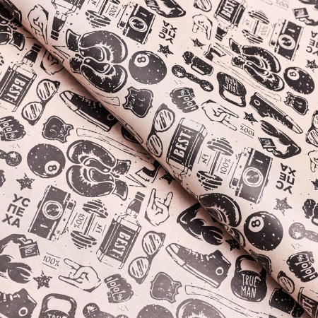 Package paper, glossy "You are the cooler", bilateral, 50 x 70 cm-1
