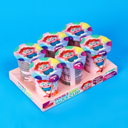 Cookies with chocolate and strawberry sauce, 24 g