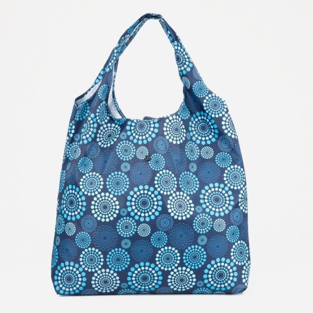 Household bag on the button, the color is blue-1