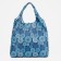 Household bag on the button, the color is blue