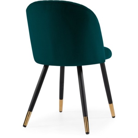 GABI Metal/velor, black/green 50x52x79 cm chair-3
