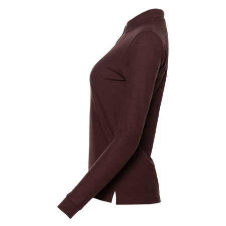 Female shirt, size 50, dark chocolate color-2