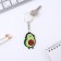 Acrylic key -keychain “Everything will be avocadene”, 7 x 12.5 cm