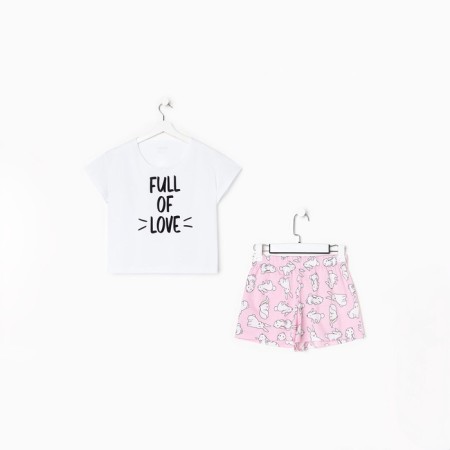 Pajama female kaftan "Full of love" p. 40-42-8