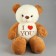 Soft toy "Bear: I love you", 75 cm