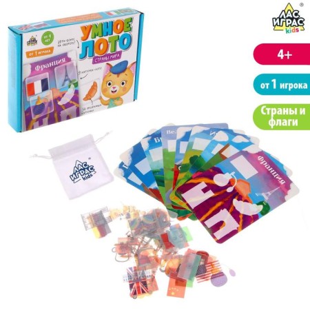 Board game "Smart Loto. Countries of the world"