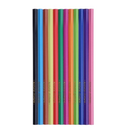 Pencils 12-Tsv multi-bullets "Flower", plastic, non-deposit, forms of building, Euro under 340565-1