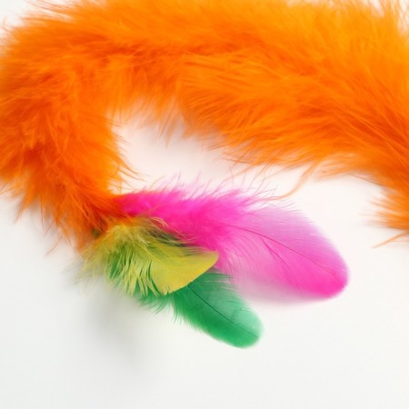 Tearplain fur "long tail", orange-2