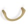 Cappio staple pen is a semicircle, aluminum, m/o 96 mm, color Sat. gold