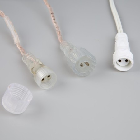 Garland "thread" 10 m dew, IP44, copper thread, 100 LED, warm white glow, flicker, 220 V-2