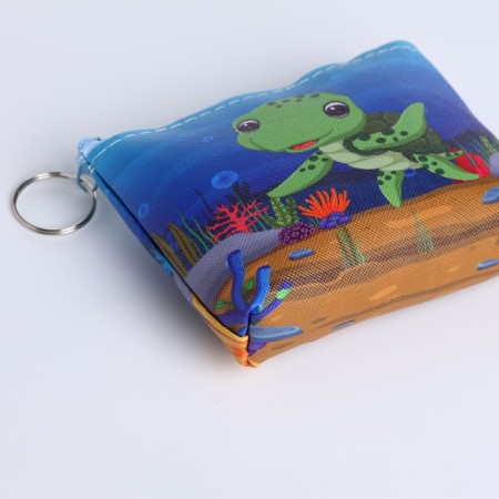 Monetnik's wallet with a zipper, color mix-3