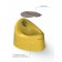 Pot children's amrobaby fort, with a lid, yellow color