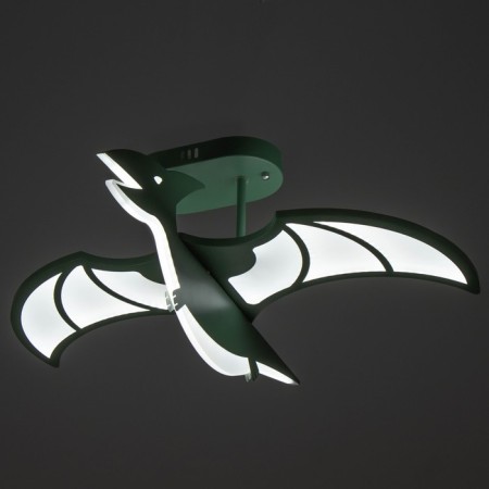 Chandelier "Dinosaur" LED 128W 3000-6000K green 66x66x17 cm Bayerlux-4