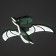 Chandelier "Dinosaur" LED 128W 3000-6000K green 66x66x17 cm Bayerlux
