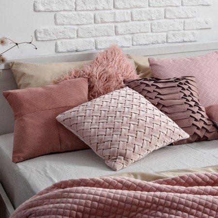 Decorative pillow Bohemian Pink, size 40x40 cm-4